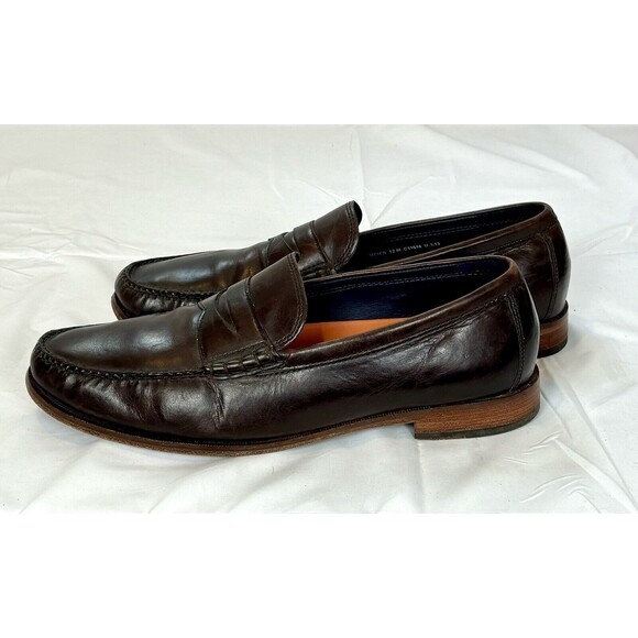 Cole Haan Men\'s 12 M Pinch Handsewn Penny Loafer Brown Style C11616 main image 7